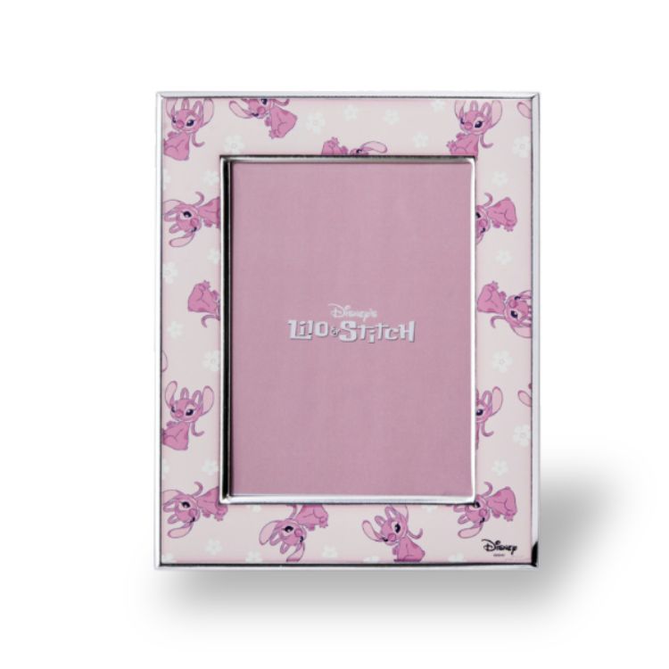 Marco Portafotos Angel Stitch Plata