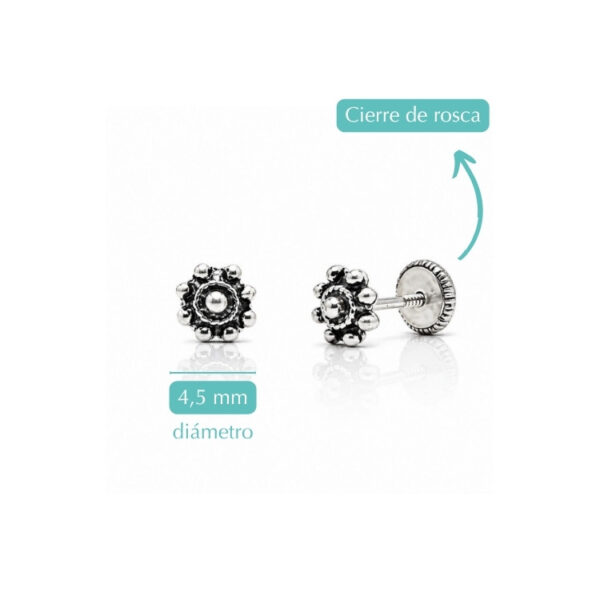 Pendientes Charros Pequeños Rosca bebé niña dormilones cómodos Salamanca Charros clásicos