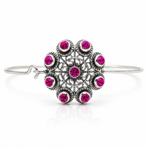 Brazalete-boton-charro-cristales-de-color-S1555-fucsia