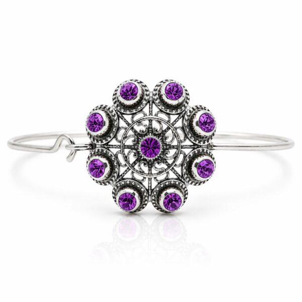 Brazalete-boton-charro-cristales-de-color-S1555-morado