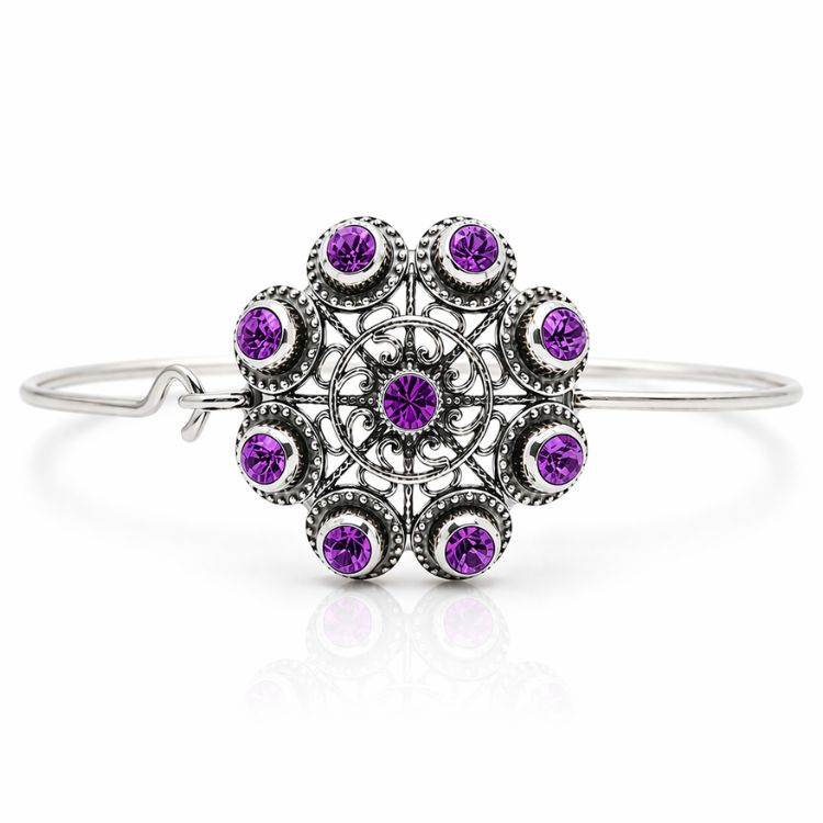 Brazalete-boton-charro-cristales-de-color-S1555-morado