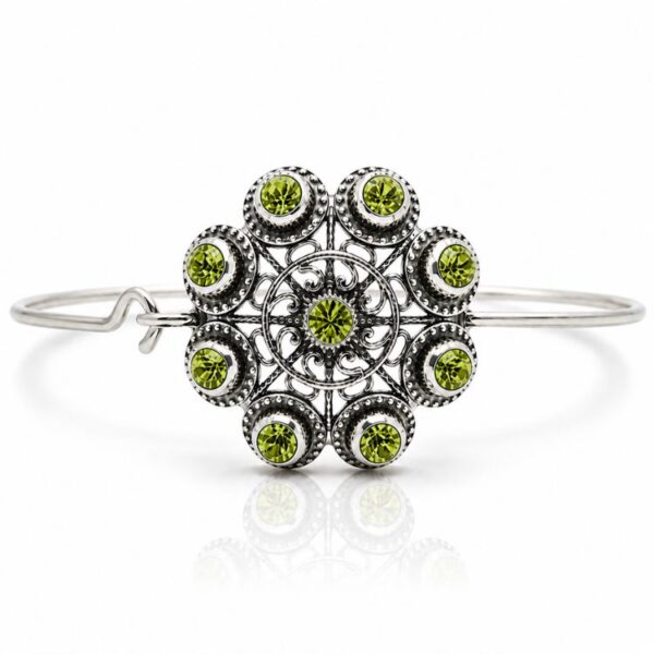Brazalete-boton-charro-cristales-de-color-S1555-verde-olivina-1