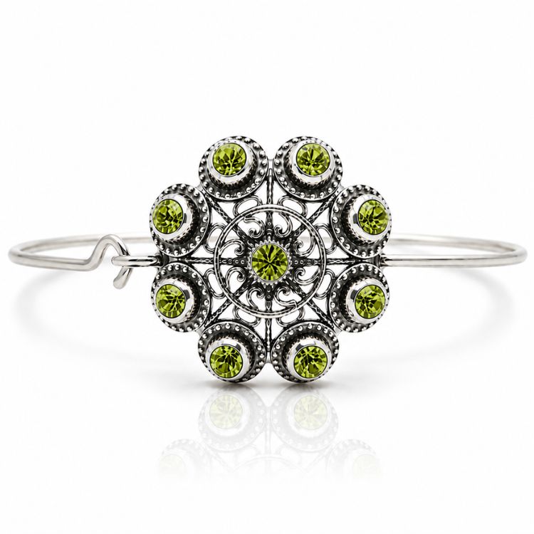 Brazalete-boton-charro-cristales-de-color-S1555-verde-olivina-1