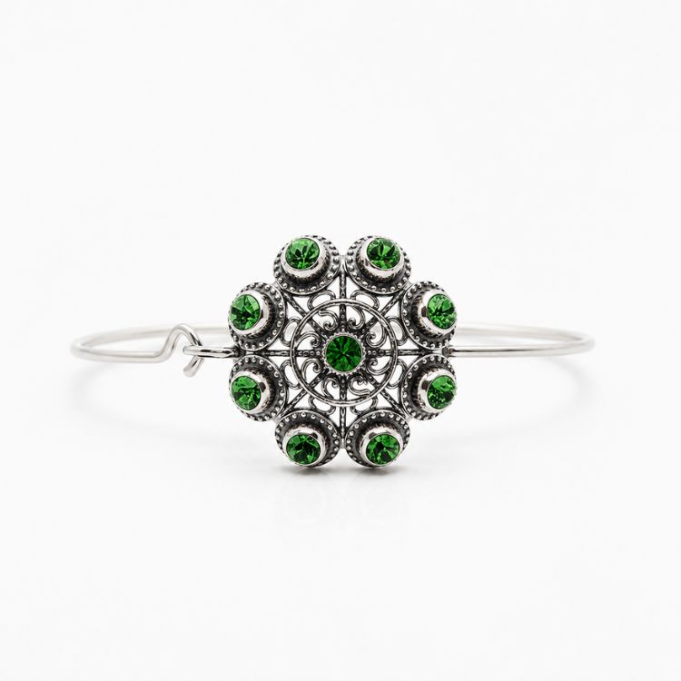 Brazalete-boton-charro-cristales-de-color-S1555-verde