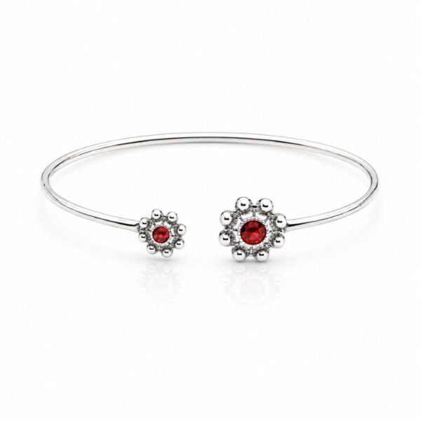 Brazalete-tubo-dos-botones-charros-mixtos-cristal-color-S1690-rojo