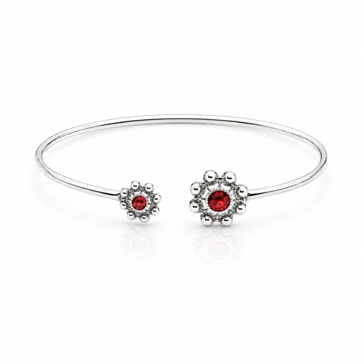Brazalete-tubo-dos-botones-charros-mixtos-cristal-color-S1690-rojo