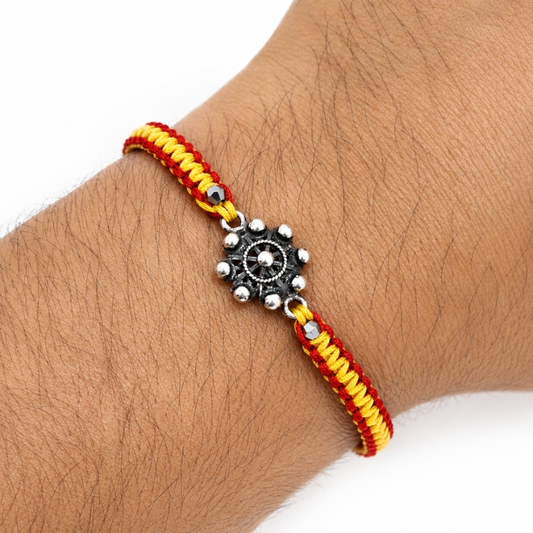 Pulsera Charra Bandera España mano grande