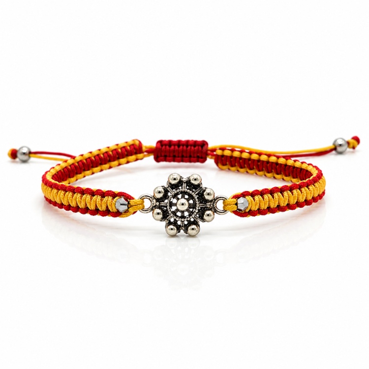 Pulsera Charra Bandera España 12 mm rojo y amarillo mundial de futbol