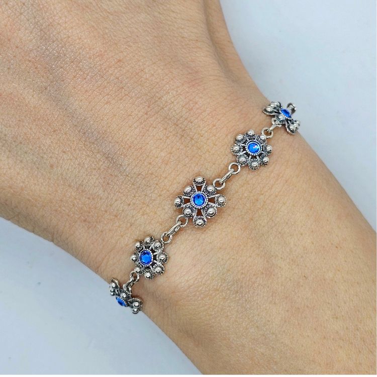 Pulsera Botón Charro Mixto Color - Imagen 2