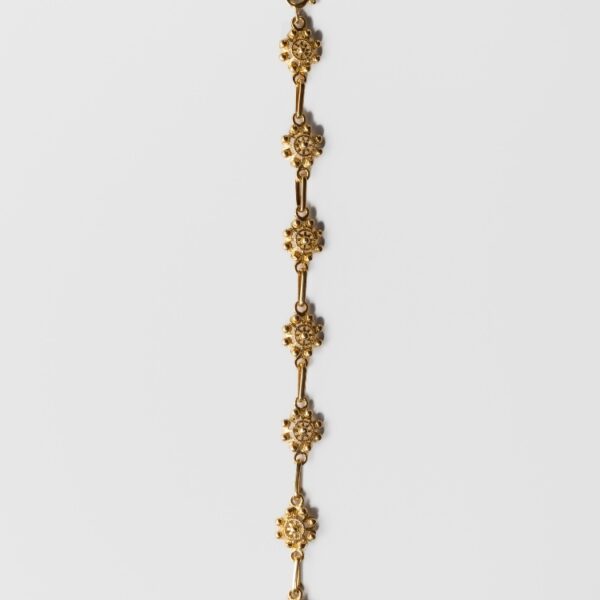 Pulsera charra en oro regalo Salamanca Botón Charro