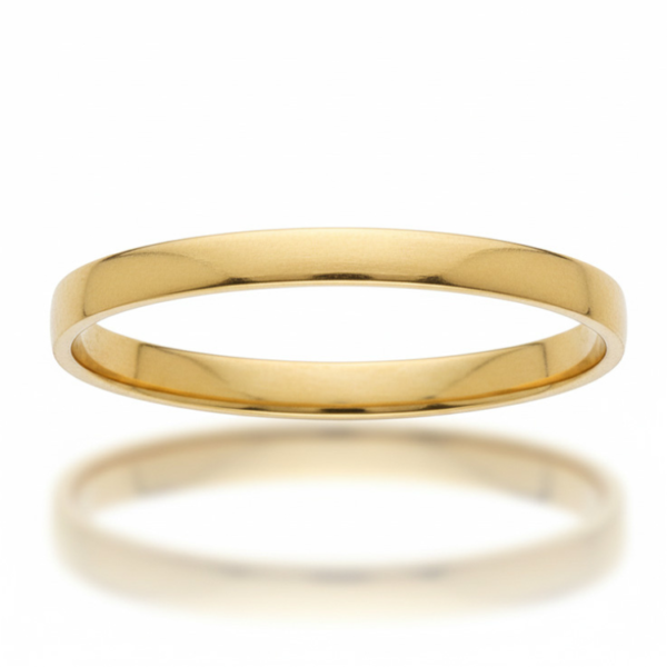 ALIANZA ORO 18K LISA - 2MM sencilla lisa