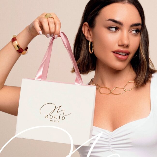 Joyas Rocío Martín colección acero bañado en oro y bañado en Rodio bisutería de calidad waterproof resistentes