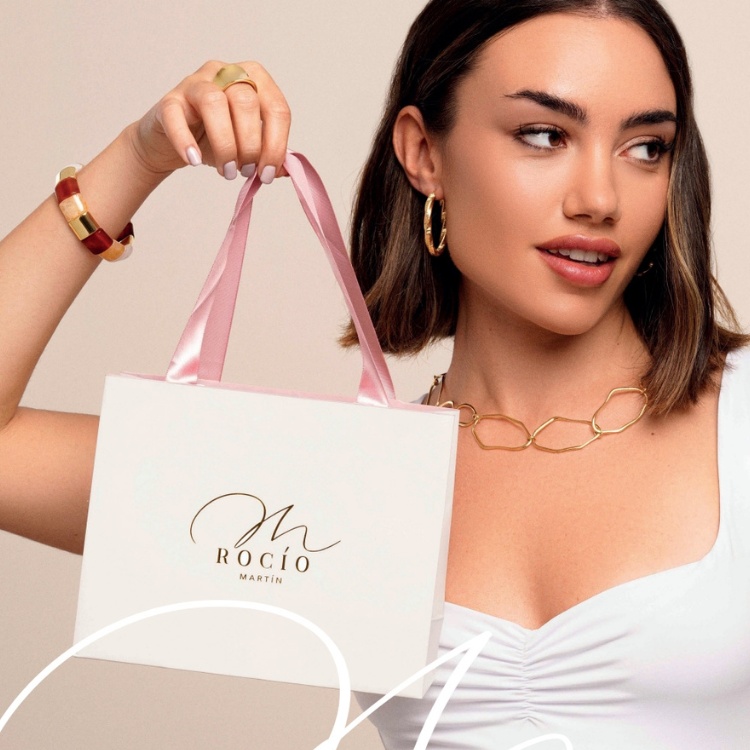 Joyas Rocío Martín colección acero bañado en oro y bañado en Rodio bisutería de calidad waterproof resistentes