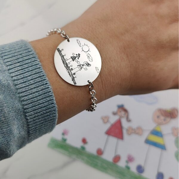 Mi Pequeño Picasso: joyas personalizadas con dibujos de tus hijos en plata de ley