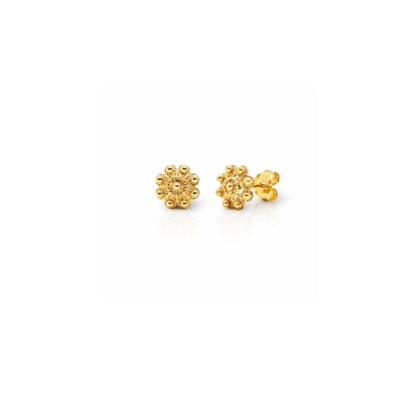 Pendientes Charros Dorados 6mm S008-CH