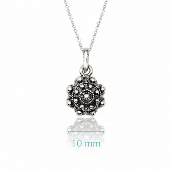 Colgante Charro Plata Clásico 10 mm Salamanca