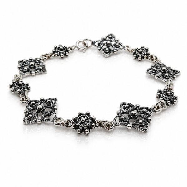 Pulsera Botón Charro Nudo de Bruja Filigrana Salamanca
