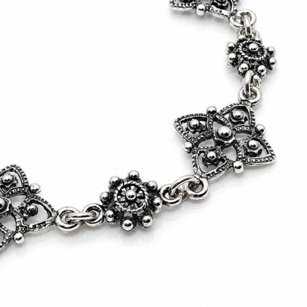 Pulsera Botón Charro Nudo de Bruja Filigrana Salamanca